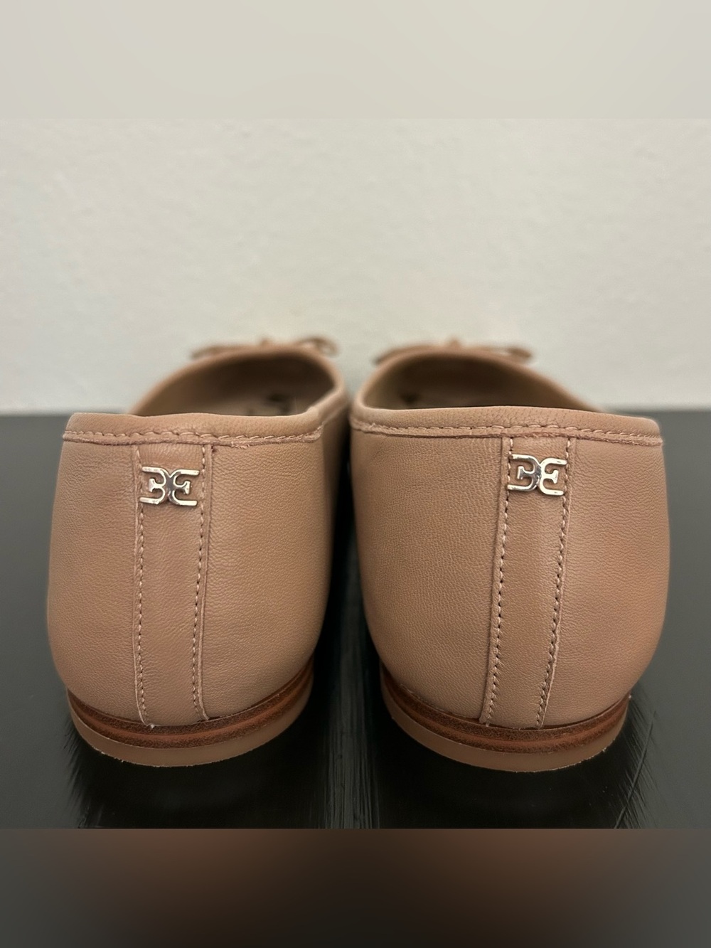 Sam Edelman Alie Ballerina Slip-On Ballet Flats Size 9.5 French Sand Leather Tan - Picture 6 of 11